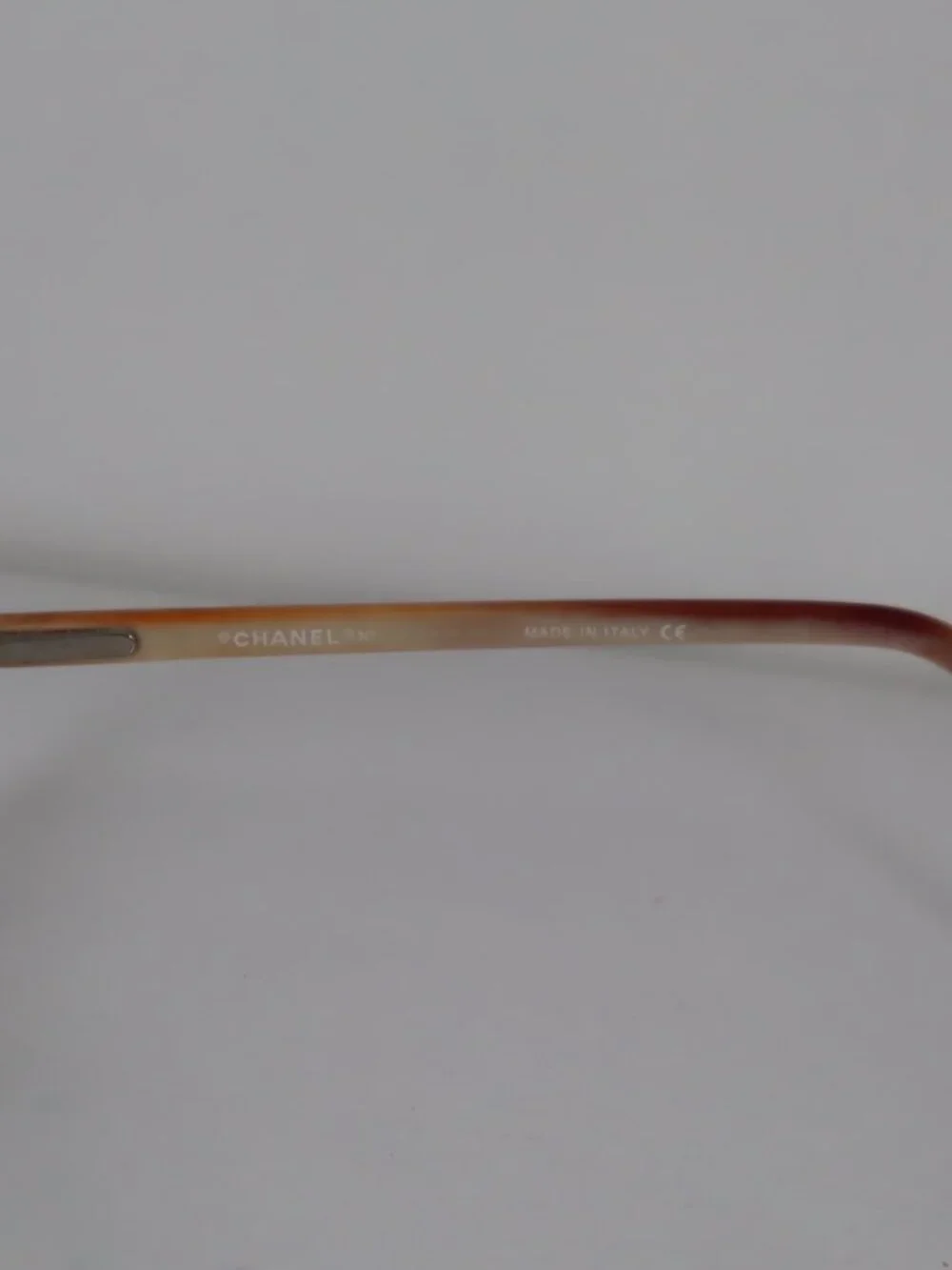Vintage Chanel 3053 C. 711 Brown Oval CC Logo Eyeglasses Frames 49-17-135mm